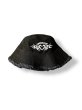 画像1: el conductorH　HEART TRIBAL EMBROIDERED BUCKET HAT　BK (1)