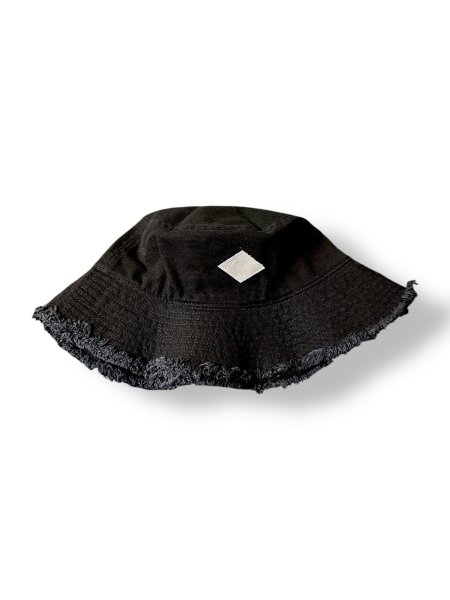 画像2: el conductorH　HEART TRIBAL EMBROIDERED BUCKET HAT　BK (2)