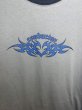 画像4: el conductorH　RAGRAN SLEEVE HEART TRIBAL PRINT T SHIRT BLUE (4)