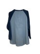 画像3: el conductorH　RAGRAN SLEEVE HEART TRIBAL PRINT T SHIRT BLUE (3)