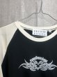 画像6: el conductorH　RAGRAN SLEEVE HEART TRIBAL PRINT T SHIRT BK (6)