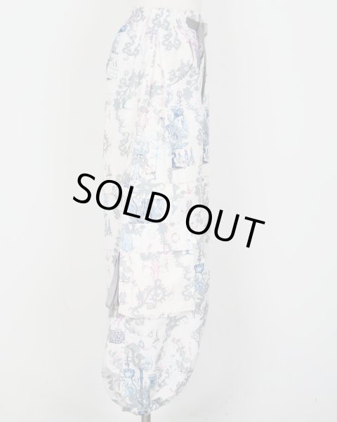画像8: rurumu: "Unknown Plants" printed detachable pants ivory (8)