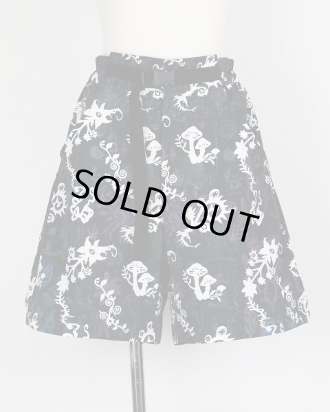 画像9: rurumu: "Unknown Plants" printed detachable pants black (9)