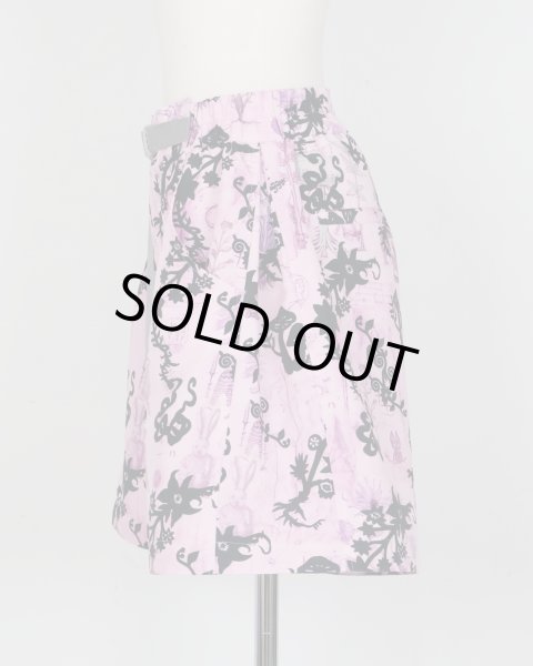 画像12: rurumu: "Unknown Plants" printed detachable pants pink (12)