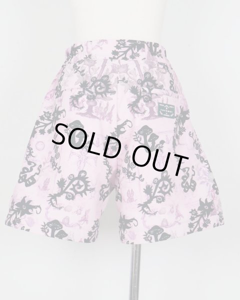 画像11: rurumu: "Unknown Plants" printed detachable pants pink (11)