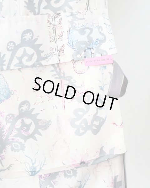 画像4: rurumu: "Unknown Plants" printed detachable pants ivory (4)