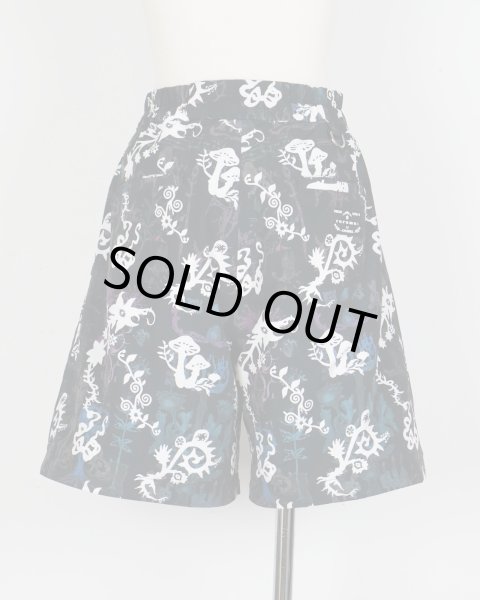 画像10: rurumu: "Unknown Plants" printed detachable pants black (10)