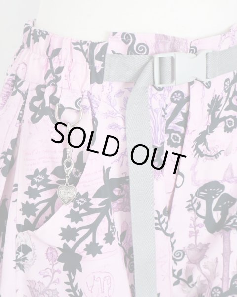 画像5: rurumu: "Unknown Plants" printed detachable pants pink (5)