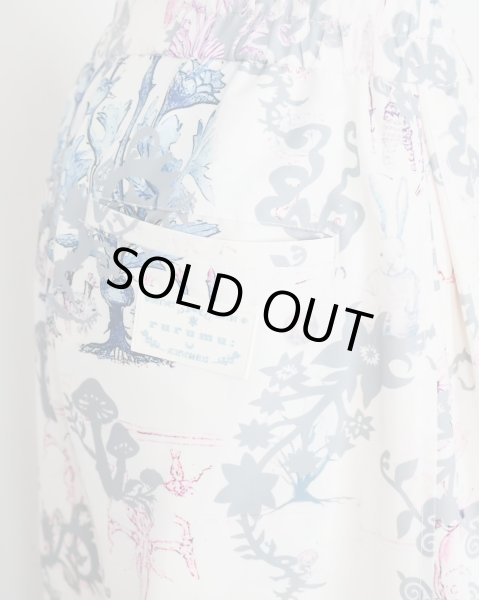 画像5: rurumu: "Unknown Plants" printed detachable pants ivory (5)