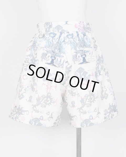 画像10: rurumu: "Unknown Plants" printed detachable pants ivory (10)