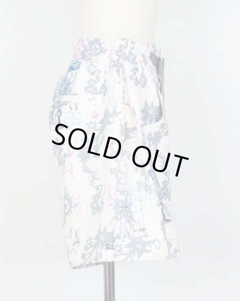 画像12: rurumu: "Unknown Plants" printed detachable pants ivory (12)