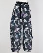 画像1: rurumu: "Unknown Plants" printed detachable pants black (1)