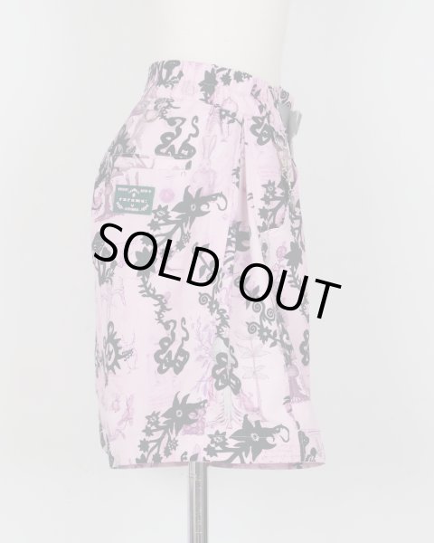 画像13: rurumu: "Unknown Plants" printed detachable pants pink (13)