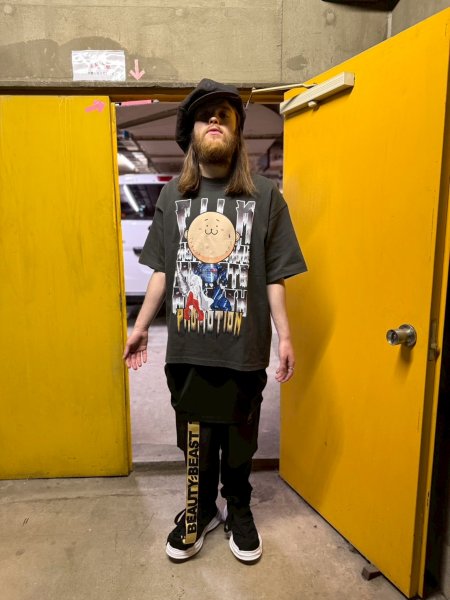 画像7: beauty:beast　20471120 COLLABORATION  S/S TEE_3　SUMI BLACK (7)