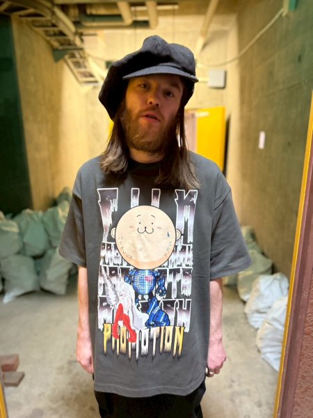 画像4: beauty:beast　20471120 COLLABORATION  S/S TEE_3　SUMI BLACK (4)