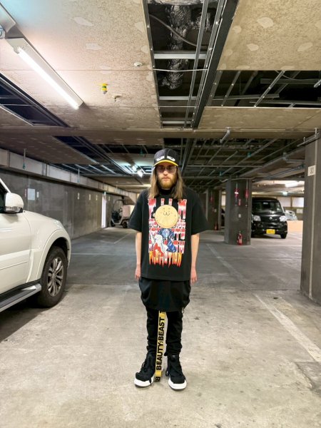 画像6: beauty:beast　20471120 COLLABORATION  S/S TEE_3 BLACK (6)