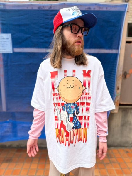 画像5: beauty:beast　20471120 COLLABORATION  S/S TEE_3 WHITE (5)