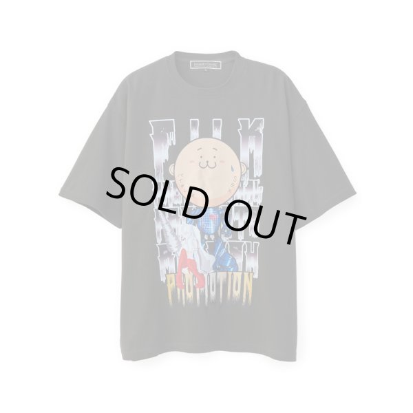 画像1: beauty:beast　20471120 COLLABORATION  S/S TEE_3　SUMI BLACK (1)