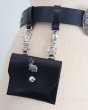 画像3: rurumu: leather mini pouch belt black (3)