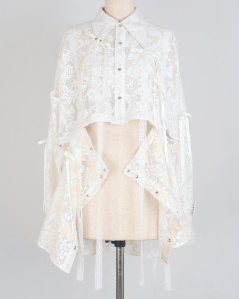 画像7: rurumu: 25SS lace detachable shirts ivory (7)