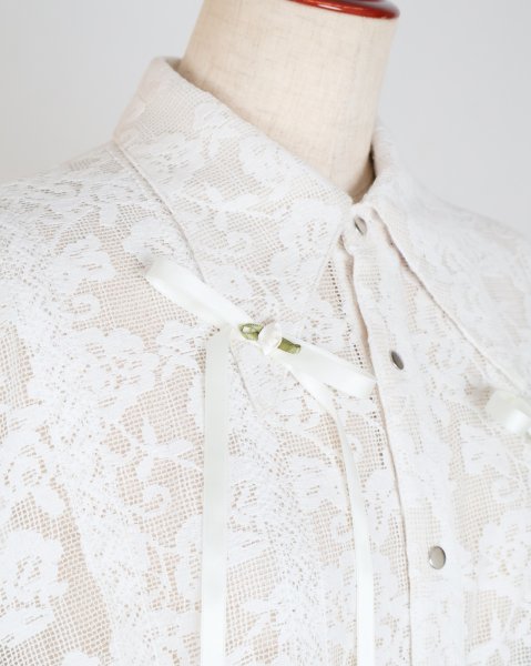 画像4: rurumu: 25SS lace detachable shirts ivory (4)
