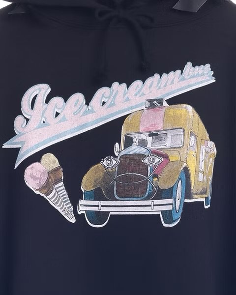 画像3: pays des fées　Ice Cream Bus ribbon hoodie ダークチョコ (3)