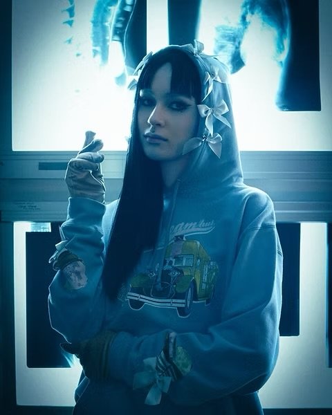 画像5: pays des fées　Ice Cream Bus ribbon hoodie ブルーベリー (5)