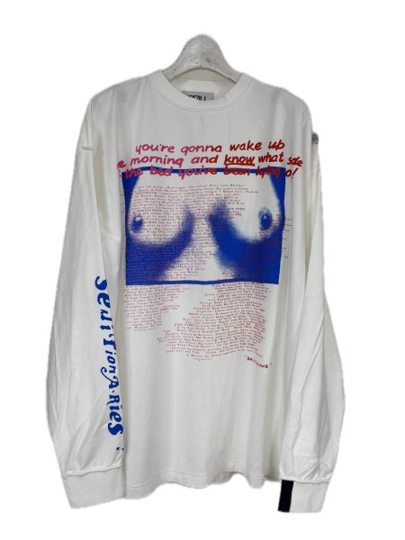 画像1: KIDILL 25AW KL1015 SEDITIONARIES LONG SLEEVE T-SHIRT VINTAGE WHITE (1)