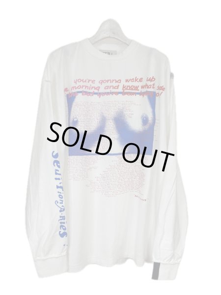 画像1: KIDILL 25AW KL1015 SEDITIONARIES LONG SLEEVE T-SHIRT VINTAGE WHITE (1)