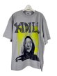 画像1: KIDILL 25AW KL1026 CRACKED FACE T-SHIRT VINTAGE PURPLE (1)
