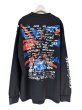 画像2: KIDILL 25AW KL1020 SEDITIONARIES LONG SLEEVE LONG SLEEVE T-SHIRT VINTAGE BLACK (2)