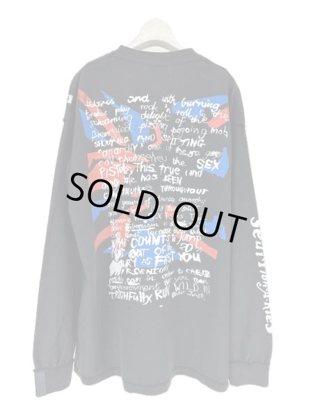 画像2: KIDILL 25AW KL1020 SEDITIONARIES LONG SLEEVE LONG SLEEVE T-SHIRT VINTAGE BLACK (2)