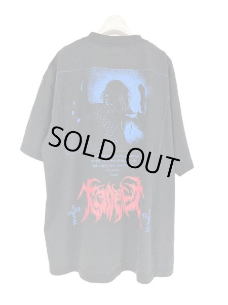 画像2: KIDILL 25AW KL1024 BREAK T-SHIRT VINTAGE BLACK (2)