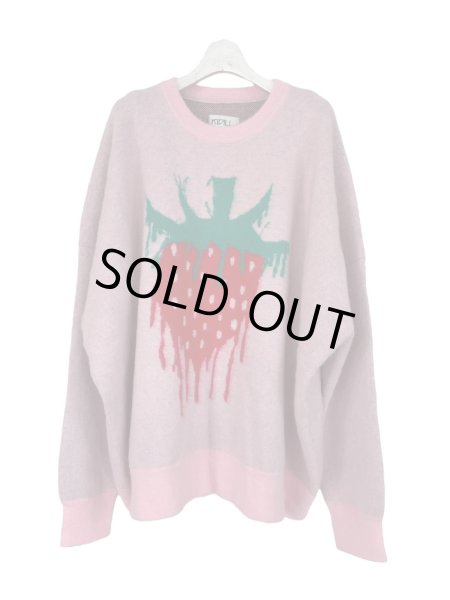 画像1: KIDILL 25AW KL1001 FRESH JACQUARD KNIT PULLOVER PINK (1)