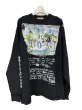 画像1: KIDILL 25AW KL1020 SEDITIONARIES LONG SLEEVE LONG SLEEVE T-SHIRT VINTAGE BLACK (1)