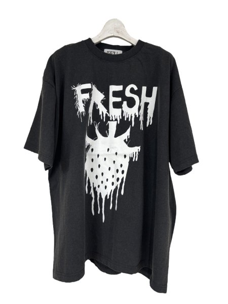 画像1: KIDILL 25AW KL1010 FRESH T-SHIRT VINTAGE BLACK (1)