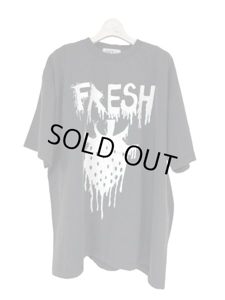 画像1: KIDILL 25AW KL1010 FRESH T-SHIRT VINTAGE BLACK (1)