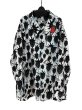 画像1: KIDILL 25AW KL999 STRAWBERRY OVERSIZED SHIRT WHITE×BLACK STRWABERRY (1)