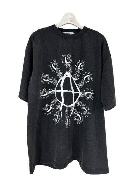 画像1: KIDILL 25AW KL1012 CHAOS T-SHIRT VINTAGE BLACK (1)