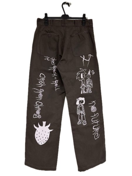 画像2: KIDILL 25AW KL1003 ANARCHY WORK PANTS BROWN (2)