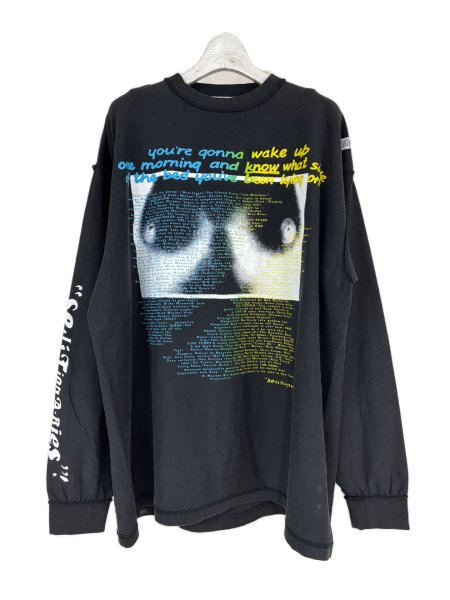 画像1: KIDILL 25AW KL1015 SEDITIONARIES LONG SLEEVE T-SHIRT VINTAGE BLACK (1)