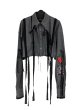 画像3: KIDILL 25AW KL1018 STRAWBERRY DETACHABLE SHIRT rurumu: BLACK×WHITE STRAWBERRY (3)