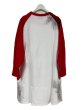 画像2: KIDILL 25AW KL1013 PUNK GIRL RAGLAN T-SHIRT DIRTY WHITE×RED (2)