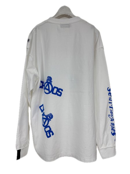 画像2: KIDILL 25AW KL1015 SEDITIONARIES LONG SLEEVE T-SHIRT VINTAGE WHITE (2)