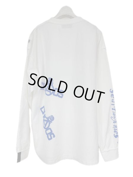 画像2: KIDILL 25AW KL1015 SEDITIONARIES LONG SLEEVE T-SHIRT VINTAGE WHITE (2)