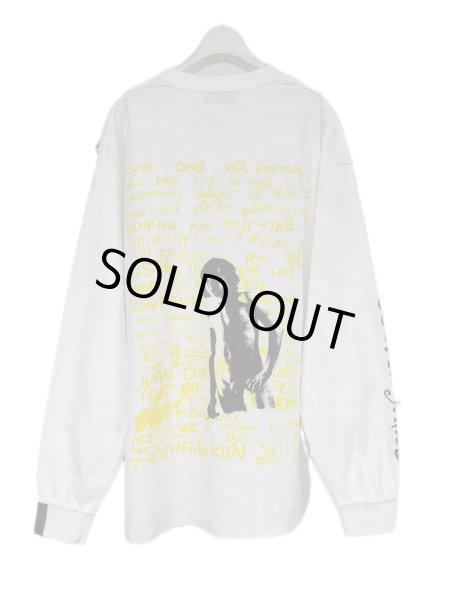 画像2: KIDILL 25AW KL1019 SEDITIONARIES LONG SLEEVE LONG SLEEVE T-SHIRT VINTAGE WHITE (2)