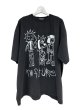 画像1: KIDILL 25AW KL1011 NO FUTURE T-SHIRT VINTAGE BLACK (1)