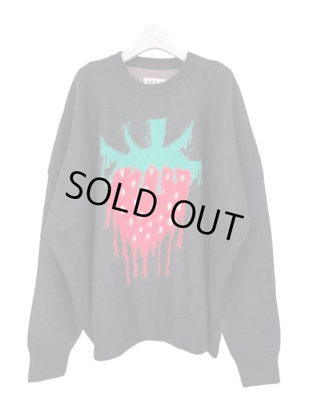 画像1: KIDILL 25AW KL1001 FRESH JACQUARD KNIT PULLOVER BLACK (1)