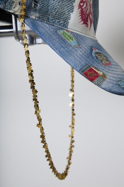 画像8: BODYSONG.  25AW TROMPE L'OEIL DENIM CAP JUV BLUE (8)