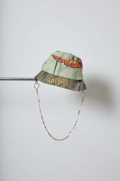 画像1: BODYSONG.  25AW TROMPE L'OEIL MIL HAT JUV KHAKI (1)